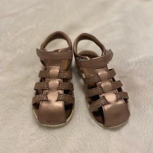 Stride Rite Luna Sandals Rose Gold Size 8.5